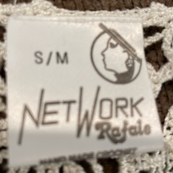 Beige Croquet Tank Dress by NETWORK RAFALE, size S/M - Picture 5 of 6